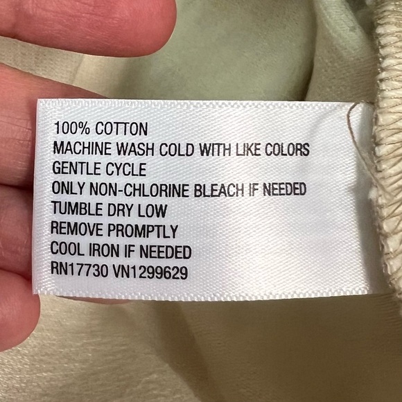 Ava & Viv Women’s Cream Plus Size Button-Down Dress Size 1X - Picture 10 of 11